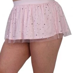 OhYes Bottoms Lucky Star Mesh Mini Skirt