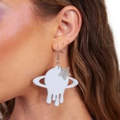 Rolita Couture Accessories Lunita X IHR Planet-X Earrings