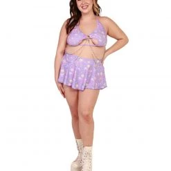 Rolita Couture Lunita X IHR Ultra Violet Rebel Chain Top Clothing