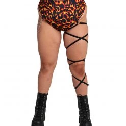 Lyte Couture X IHR Flame High Waisted High Cut Bottoms