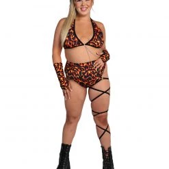 Lyte Couture X IHR Flame High Waisted High Cut Bottoms