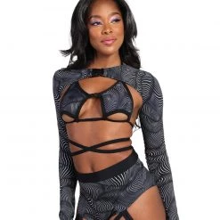 Lyte Couture X IHR Illusions Ultra Crop Top Clothing