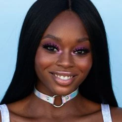 Accessories House Hazy Holographic Ring Choker