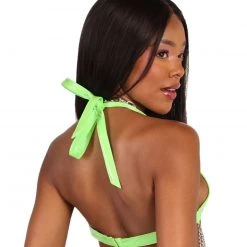 OhYes Make A Scene Vinyl Chained Crop Top Clothing