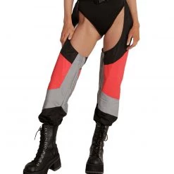 Hot & Delicious Black Bead New Arrivals Megawatt Speed Clasp Reflective Cargo Chaps