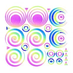 Sasswear Melted Spaceship Reflective Body Sticker