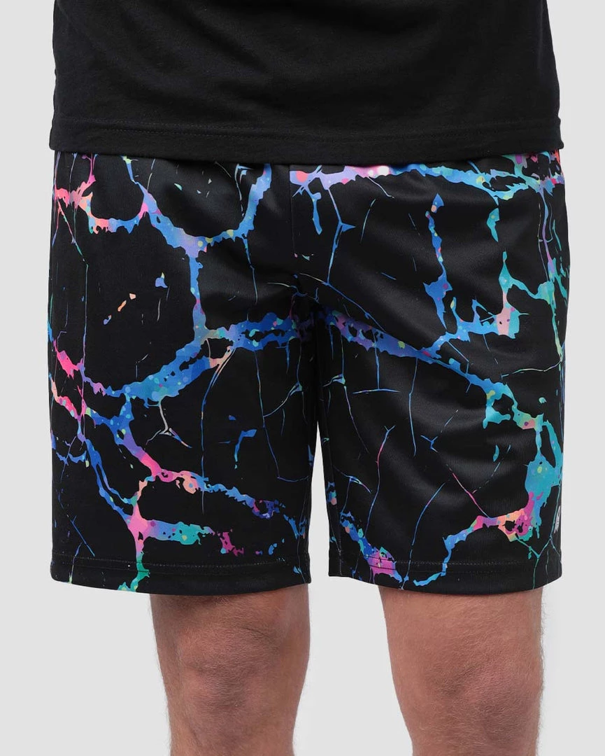 INTO THE AM Men Electric Rainbow Shorts