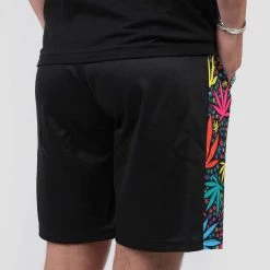 INTO THE AM Bottoms Neon Trees Side Print Shorts