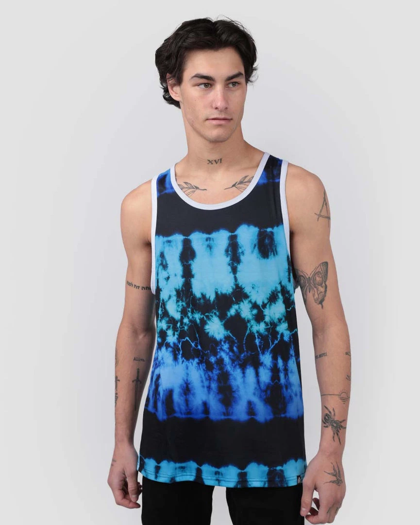 INTO THE AM Men Abstract Shores Tank