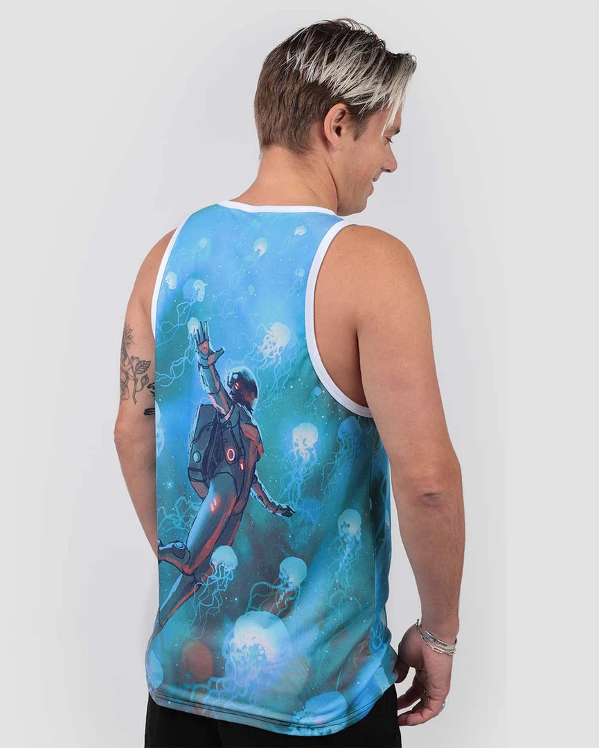 INTO THE AM Men Astro Jellies Tank