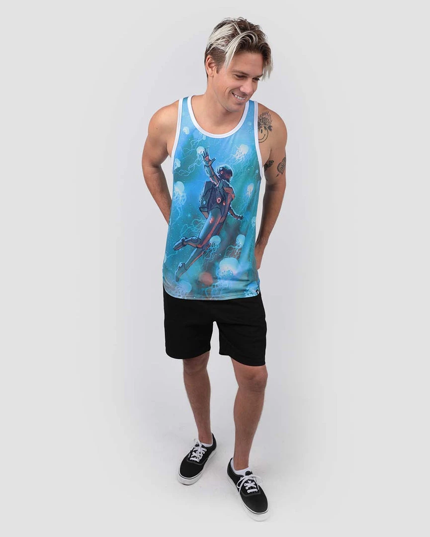 INTO THE AM Men Astro Jellies Tank