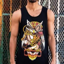 INTO THE AM Clockwork Owl Tank Men