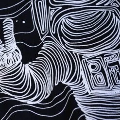 INTO THE AM Men Space Waves Glow-in-the-Dark Tee