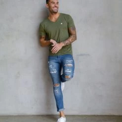 INTO THE AM Basic V-Neck Tee