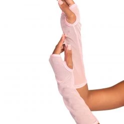 Body Language Mesh Arm Warmers
