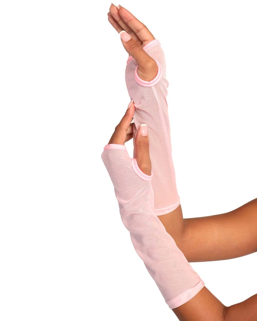 Body Language Mesh Arm Warmers