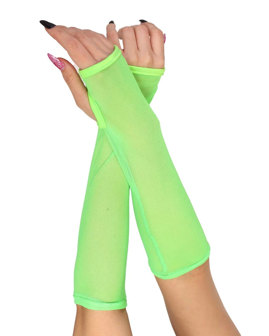 Body Language Mesh Arm Warmers