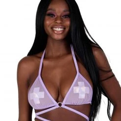 Body Language Mesh Underboob Ring Top Clothing