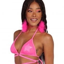 Body Language Mesh Underboob Ring Top Clothing