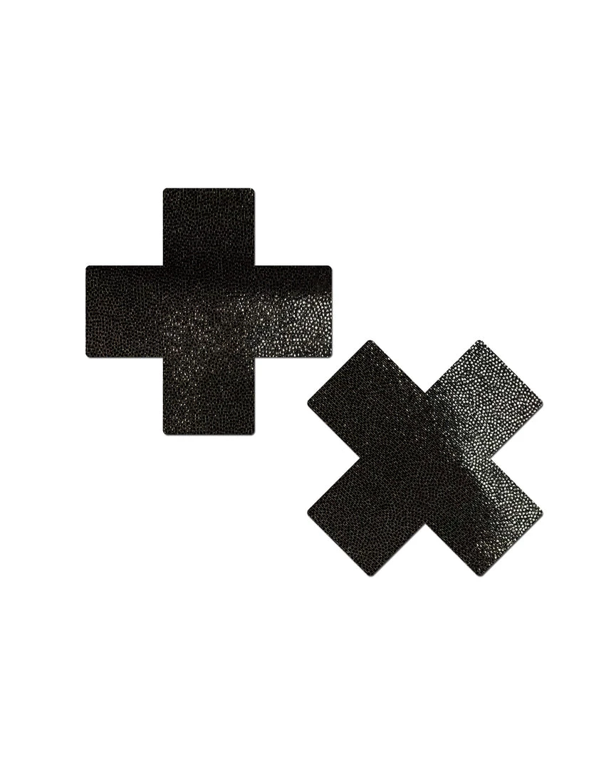 Accessories Pastease Metallic Cross Pasties