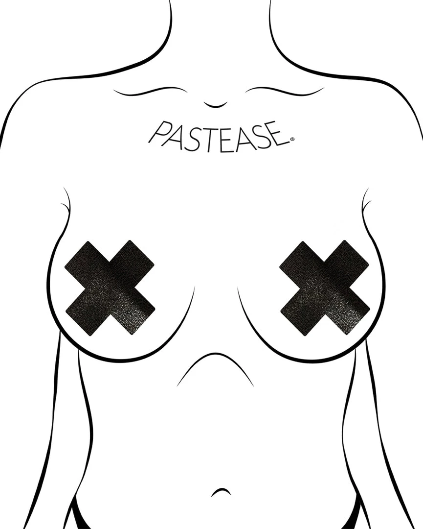Accessories Pastease Metallic Cross Pasties