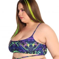 Dippin Daisies Clothing Midnight Lava Wrap Around Top