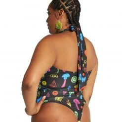 Cherry Mellow, Inc. Mush Love Halter Bodysuit