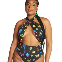 Cherry Mellow, Inc. Mush Love Halter Bodysuit