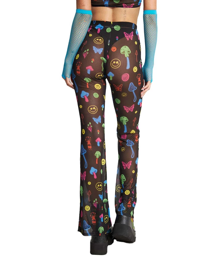 Cherry Mellow, Inc. Mush Love Mesh Bell Bottoms