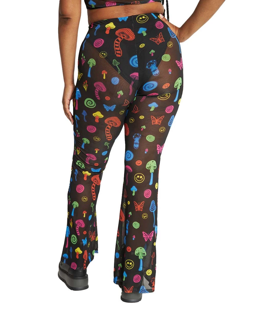 Cherry Mellow, Inc. Mush Love Mesh Bell Bottoms