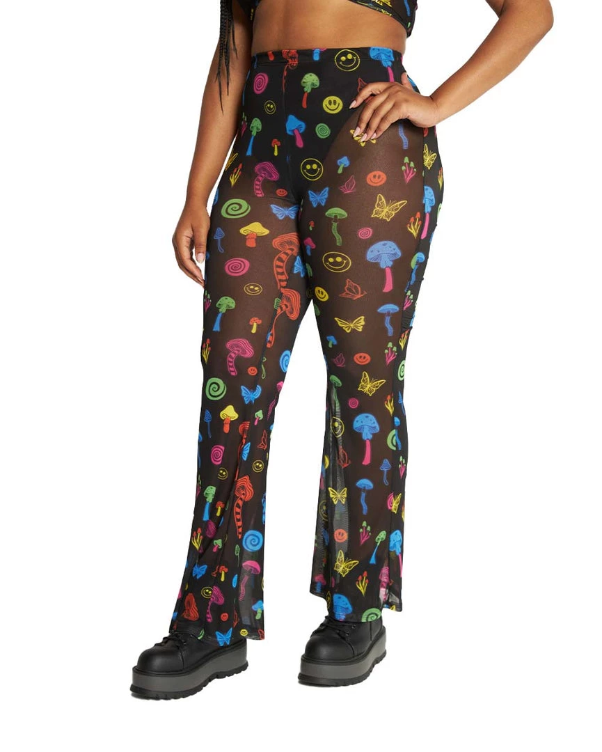 Cherry Mellow, Inc. Mush Love Mesh Bell Bottoms