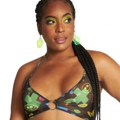 Cherry Mellow, Inc. Mush Love Mesh O-Ring Top New Arrivals