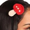 Girly Mushies Crochet Hair Clip