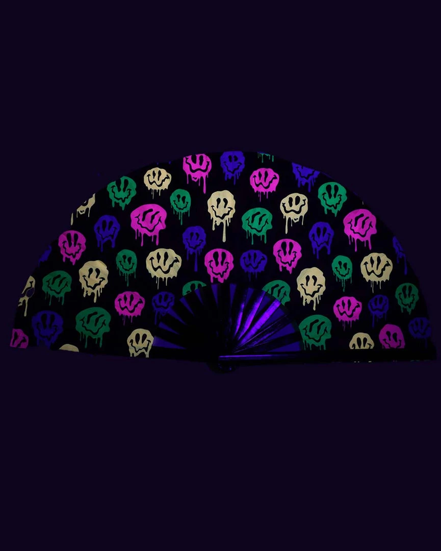 Andrew - Agent Neon Euphoria UV Hand Fan New Arrivals