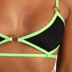 OhYes Clothing Neon In My Veins Wrap Around Top