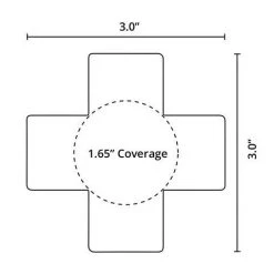 Neva Nude Holographic Cross Pasties