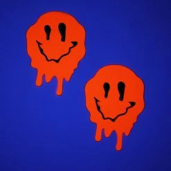 Trending Now Neva Nude Neon Melty Smiley Pasties