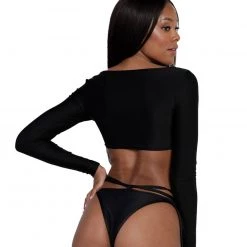 OhYes Tops Never On The Down Low Ultra Crop Top