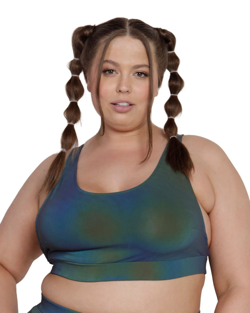 Cherry Mellow, Inc. Nightlife Reflective Crop Top