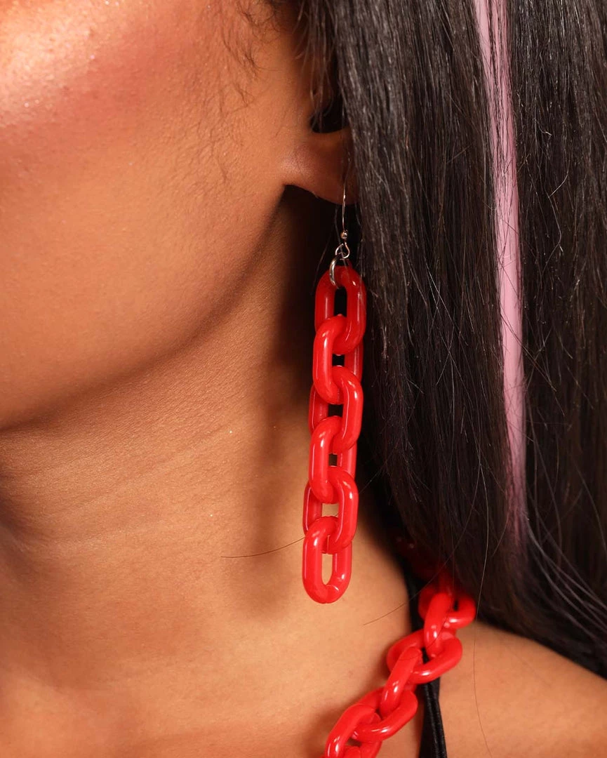 Accessories Nomad Kandi Wild Histeria Chunky Chain Earrings