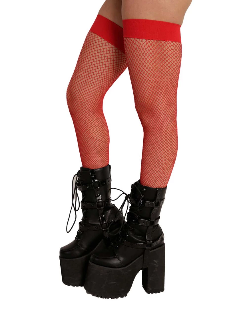 Leg Avenue Nylon Fishnet Thigh Highs