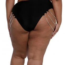 OhYes Starry Nights Rhinestone-Studded Chain Hi-Waist Bottoms