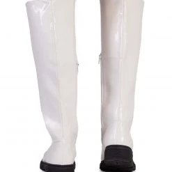 DDK Footwear Inc Shoes On My Way Thigh-High Lace Up Boots