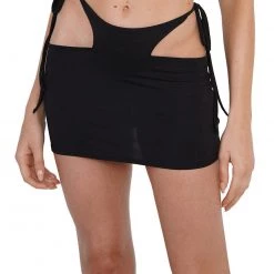 One By One Apparel Bottoms On The Prowl Mini Skirt