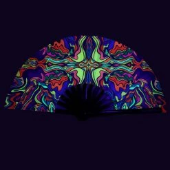 Accessories One Stop Rave Make Waves UV Hand Fan