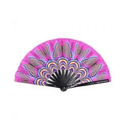One Stop Rave UV Butterfly Trip Hand Fan