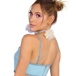 OhYes Oopsy Daisy Sparkly Corset Top