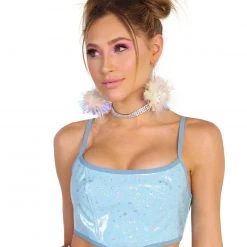 OhYes Oopsy Daisy Sparkly Corset Top