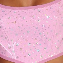 OhYes Oopsy Daisy Sparkly Corset Top