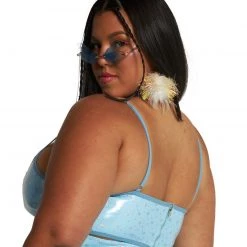 OhYes Oopsy Daisy Sparkly Corset Top